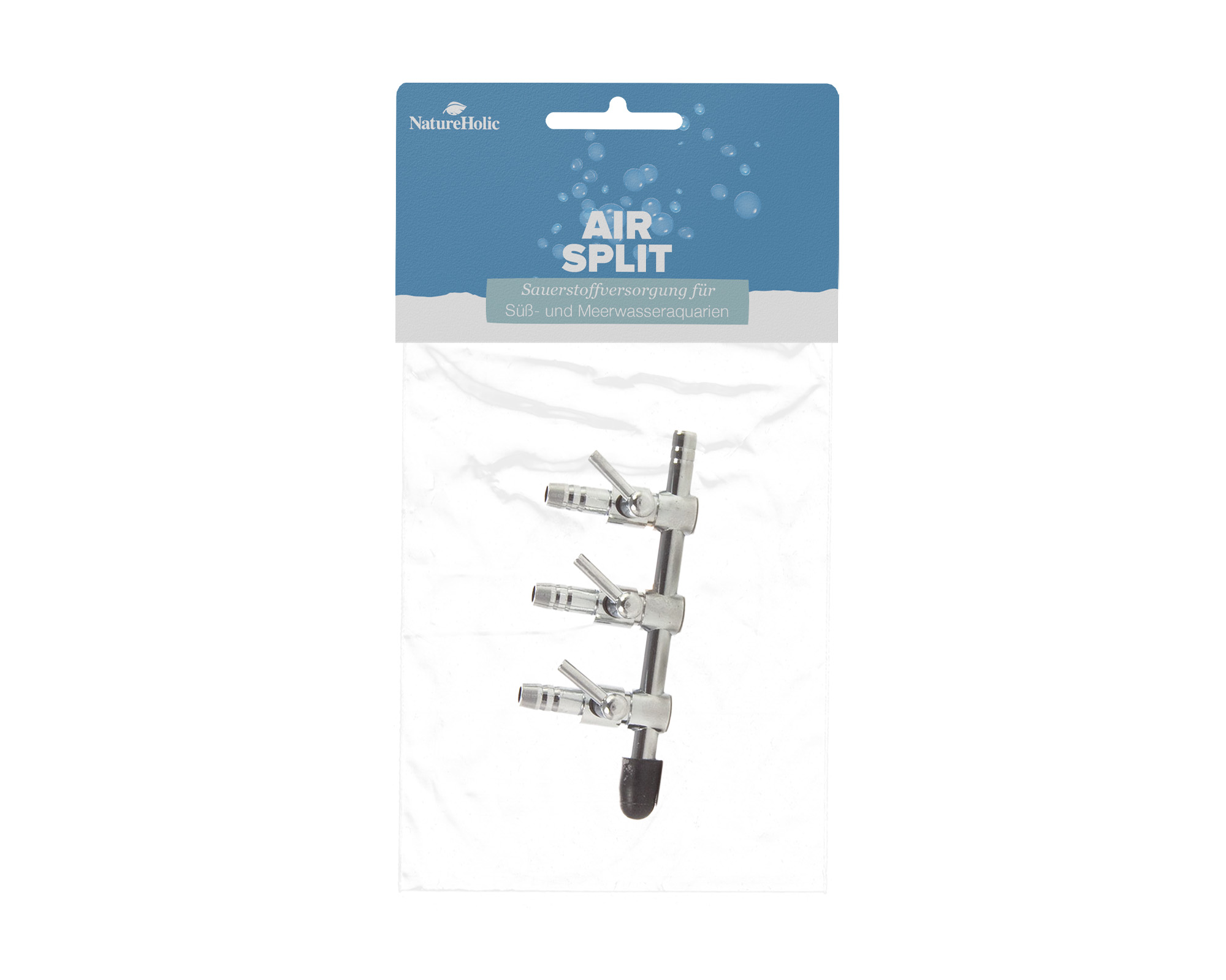 3-fach Luftverteiler aus Metall für Aquarien